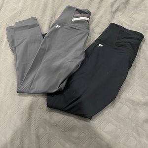 Lot of two fabletics Capri leggings one NWT